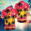 Kansas City Chiefs Street Style All Over Print Hawaiian Print Aloha Button Down Short Sleeve Shirt