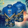 Kansas City Royals MLB Flower Custom Summer Football Street Style Hawaiian Print Aloha Button Down Short Sleeve Shirt