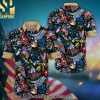 Kansas City Royals MLB Flower Summer Football 3D All Over Print Hawaiian Print Aloha Button Down Short Sleeve Shirt