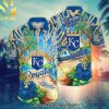 Kansas City Royals MLB Flower Summer Football All Over Printed Unisex Hawaiian Print Aloha Button Down Short Sleeve Shirt