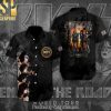 Kiss Band All Over Printed 3D Hawaiian Print Aloha Button Down Short Sleeve Shirt