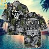Las Vegas Raiders National Football League Porclay For Fan Full Printing Hawaiian Shirt