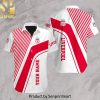 Liverpool Football Club All Over Print 3D Hawaiian Print Aloha Button Down Short Sleeve Shirt