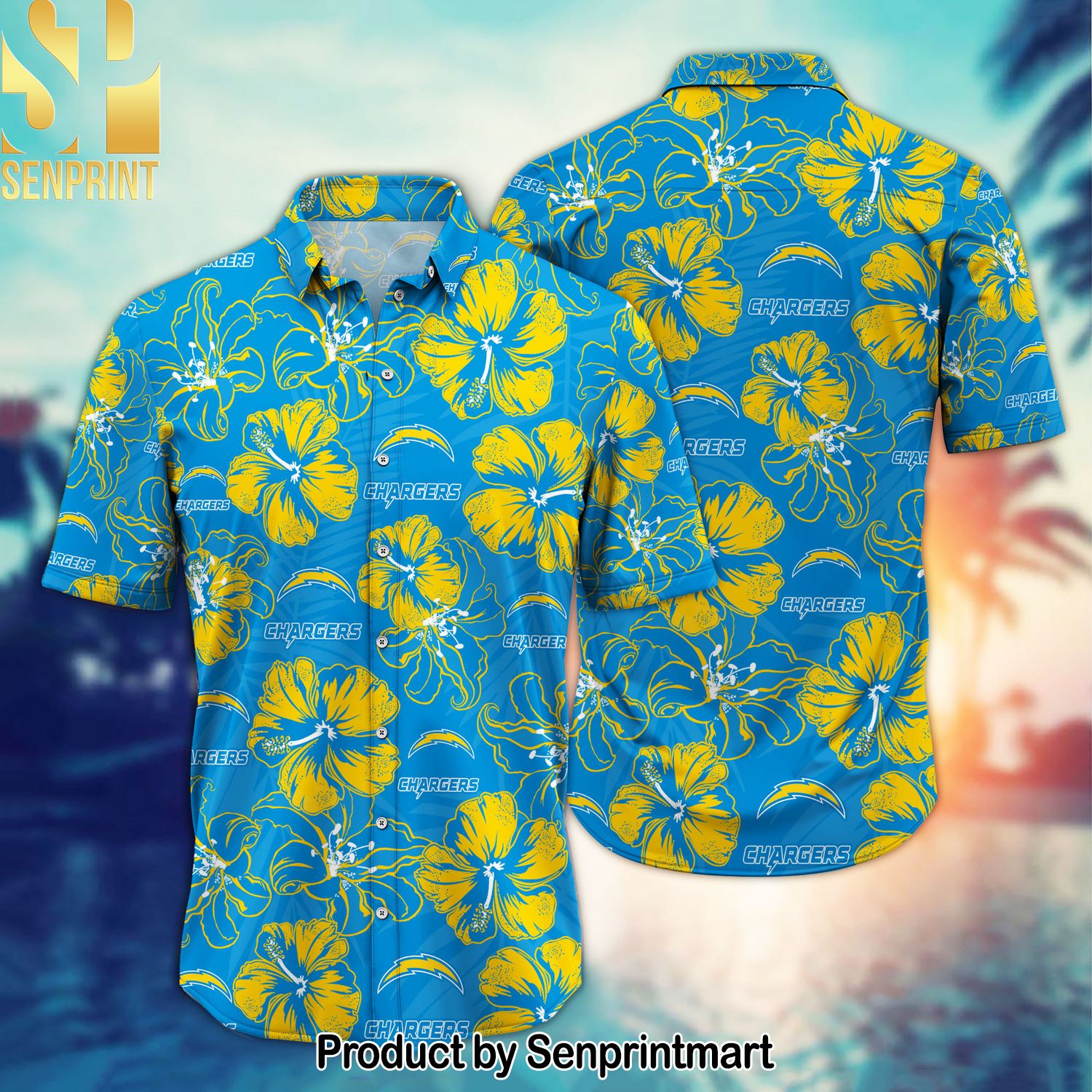 Los Angeles Chargers National Football League For Sport Fan All Over Printed Hawaiian Shirt