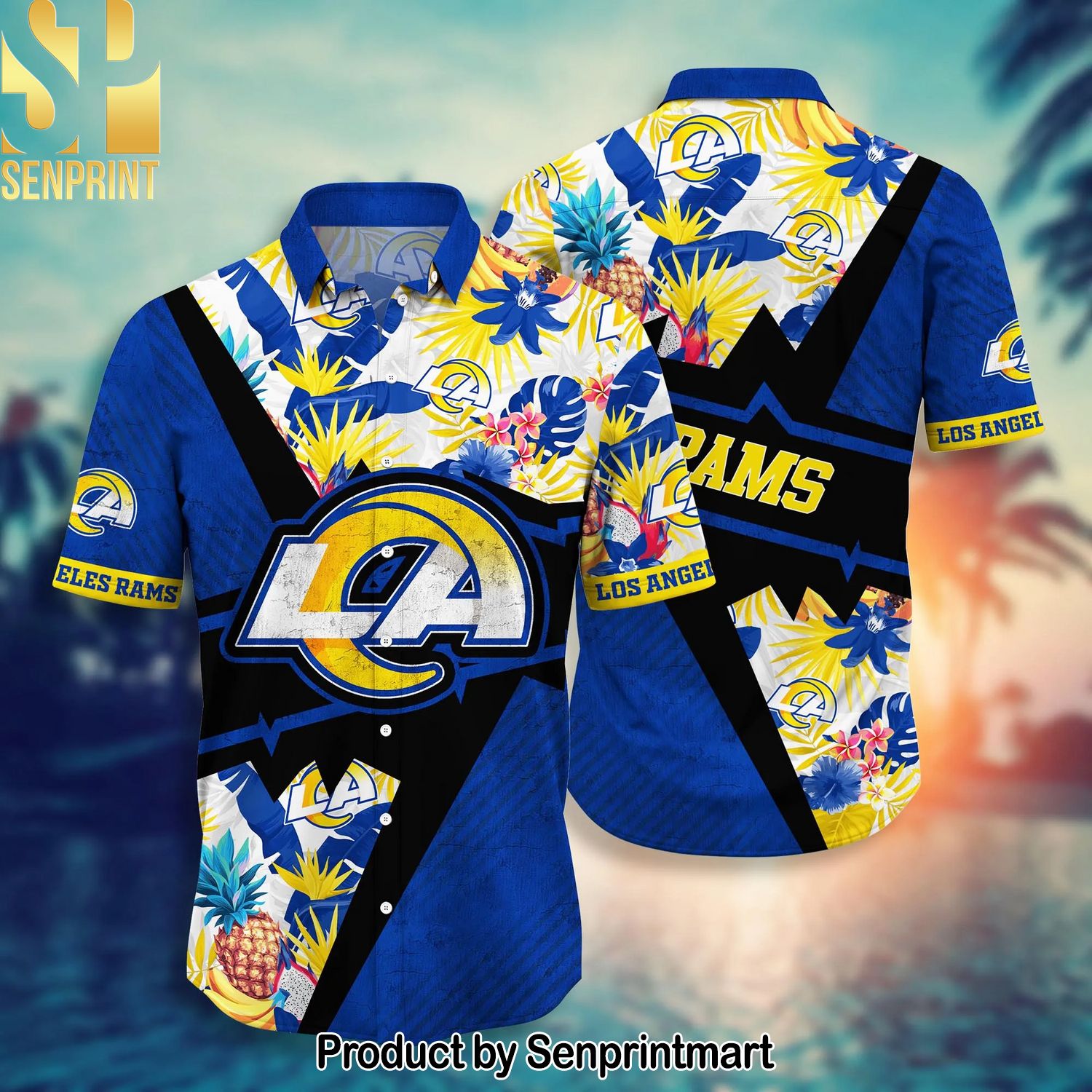 Los Angeles Rams National Football League For Fans 3D Hawaiian Shirt