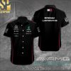 Mercedes AMG Petronas F All Over Printed Unisex Hawaiian Print Aloha Button Down Short Sleeve Shirt