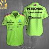 Mercedes AMG Petronas F Cool Version Full Print Hawaiian Print Aloha Button Down Short Sleeve Shirt