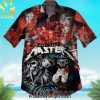 Metallica Band Rock Band For Fans Hawaiian Print Aloha Button Down Short Sleeve Shirt