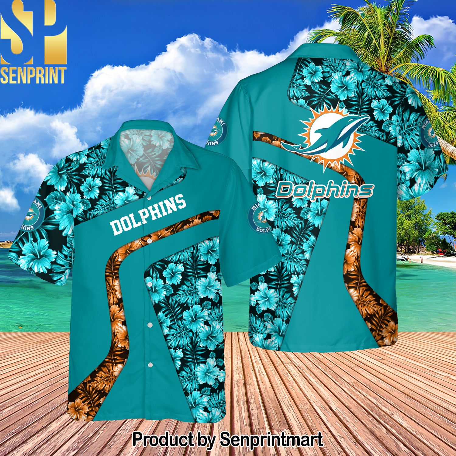 Miami Dolphins National Football League For Fan All Over Print Hawaiian Shirt