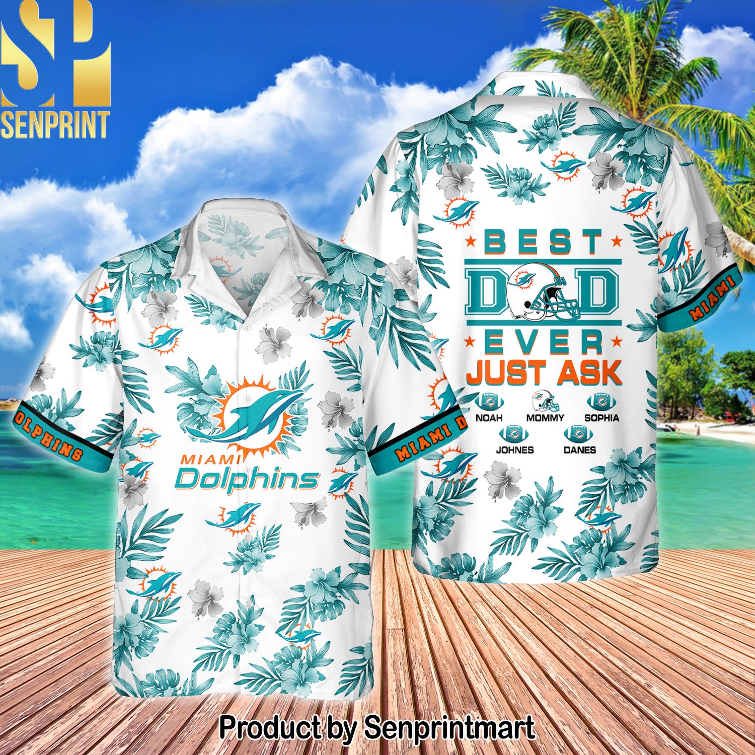 Miami Dolphins National Football League For Fans All Over Print Hawaiian Shirt