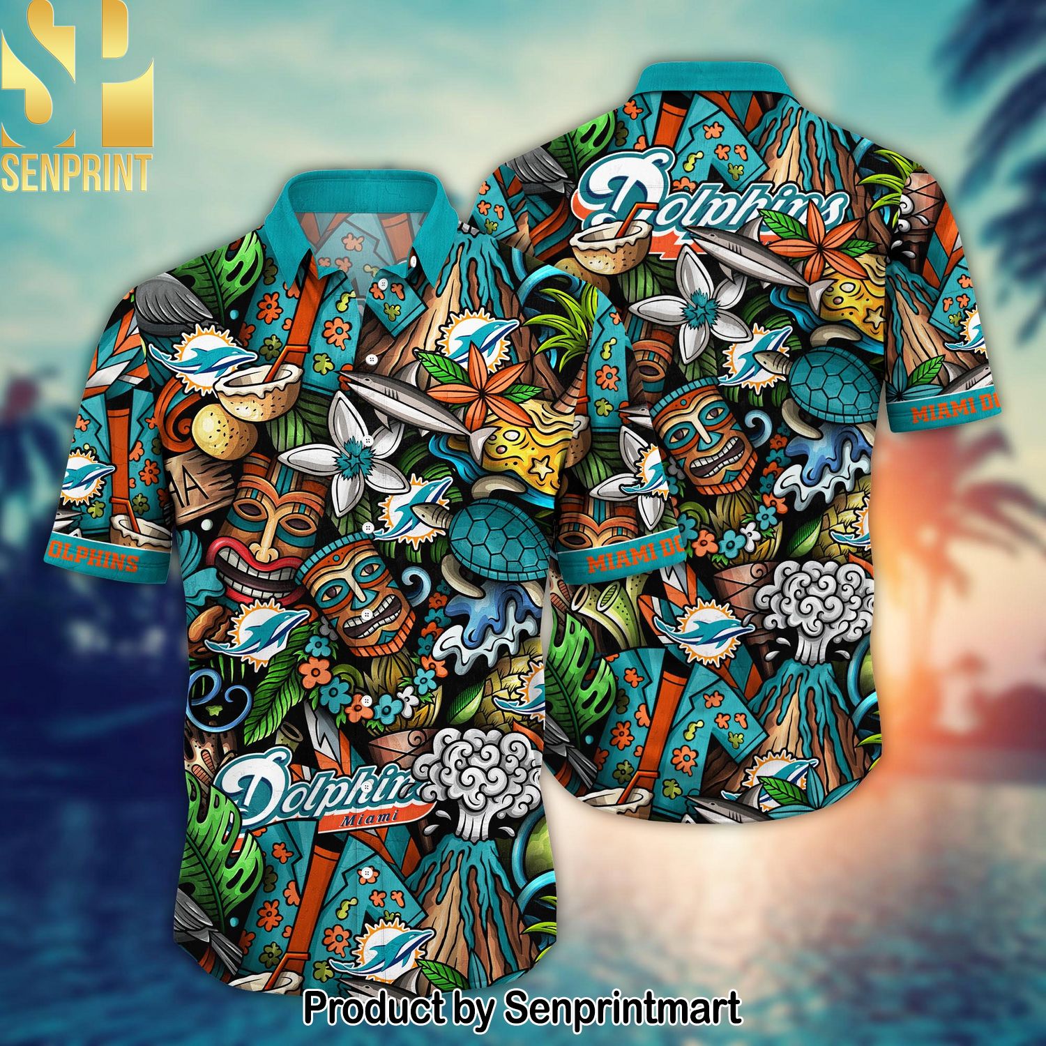 Miami Dolphins National Football League For Sport Fan Full Printed Hawaiian Shirt