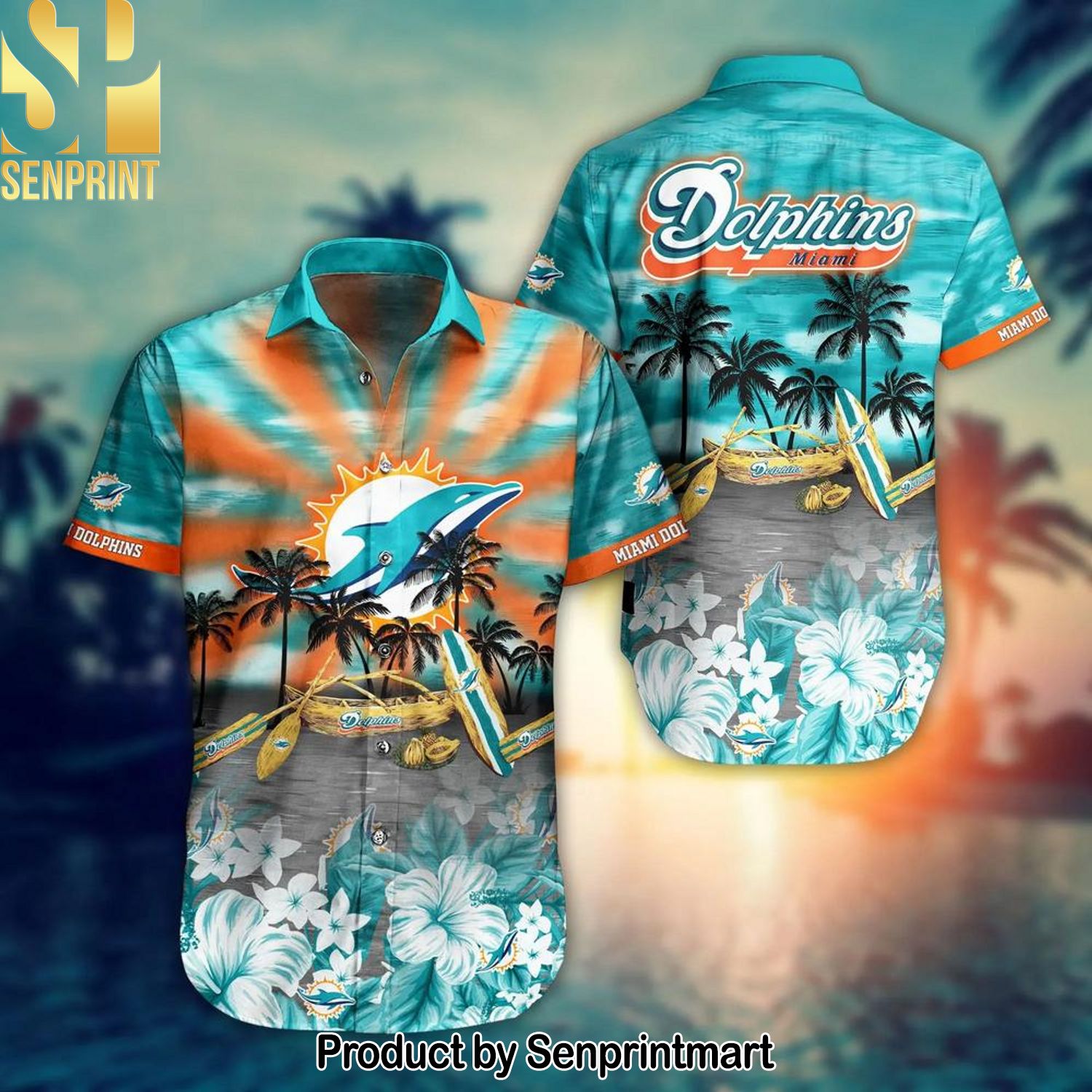 Miami Dolphins National Football League For Sport Fan Full Printed Hawaiian Shirt – NY81