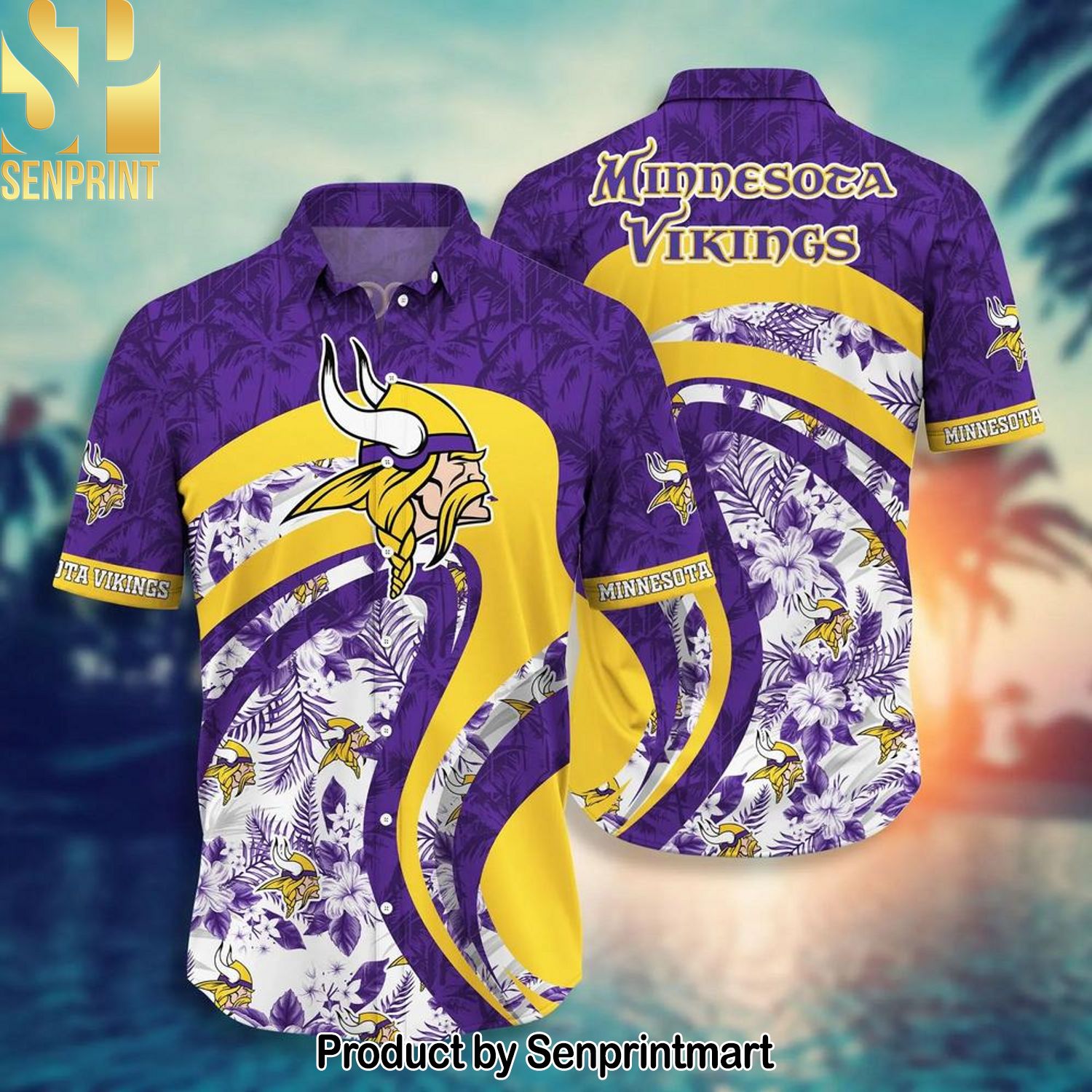 Minnesota Vikings National Football League For Fan All Over Print Hawaiian Shirt