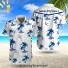MLB Los Angeles Angels Full Print Unisex Hawaiian Print Aloha Button Down Short Sleeve Shirt