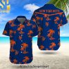 MLB New York Yankees All Over Print 3D Hawaiian Print Aloha Button Down Short Sleeve Shirt