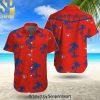 MLB Washington Nationals Hot Fashion 3D Hawaiian Print Aloha Button Down Short Sleeve Shirt