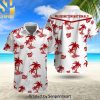 MLB Toronto Blue Jays High Fashion Full Printing Hawaiian Print Aloha Button Down Short Sleeve Shirt
