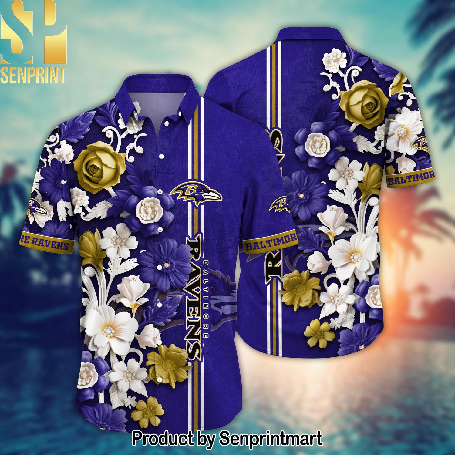 National Football League Baltimore Ravens For Sport Fans All Over Print Hawaiian Shirt