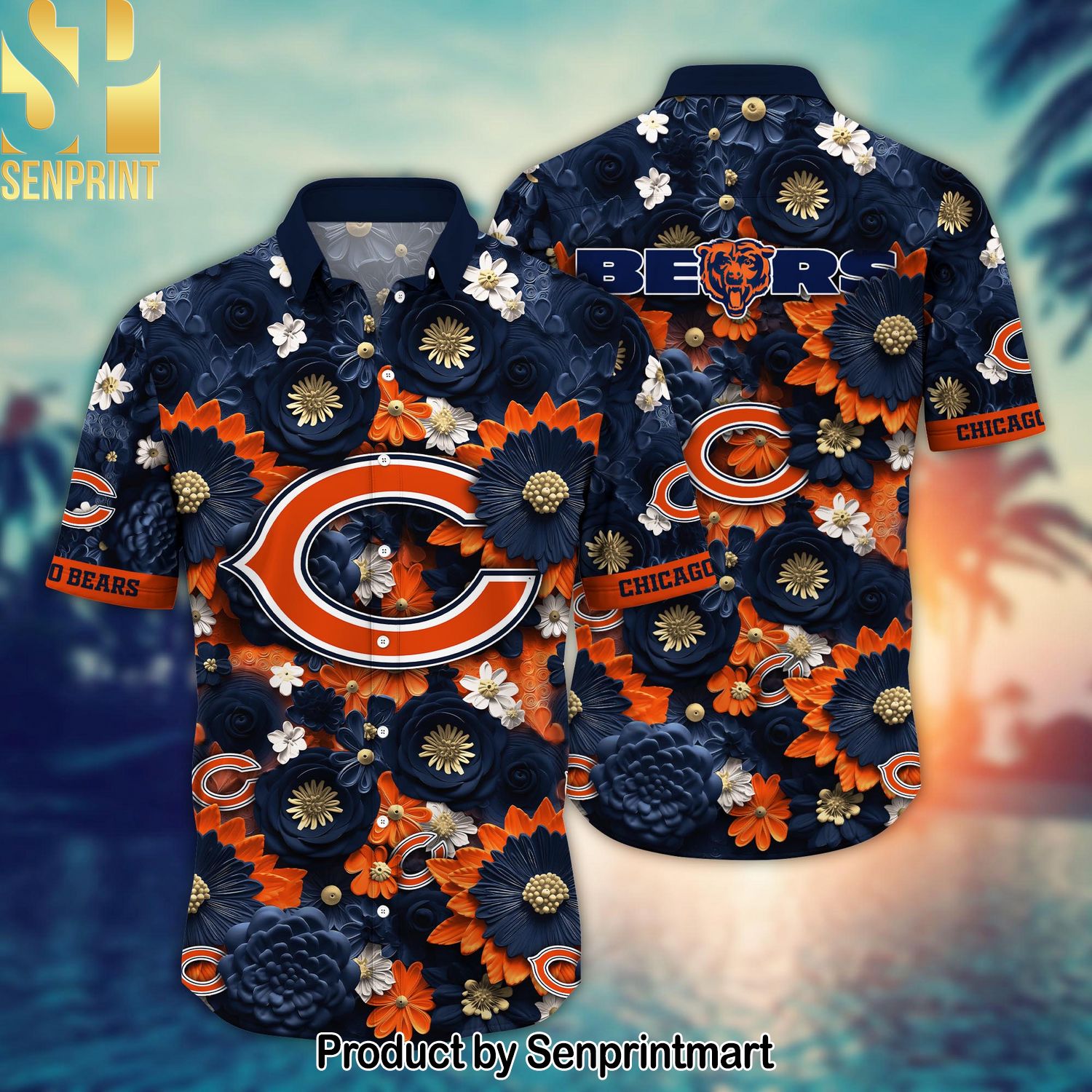 National Football League Chicago Bears For Sport Fan All Over Printed Hawaiian Shirt