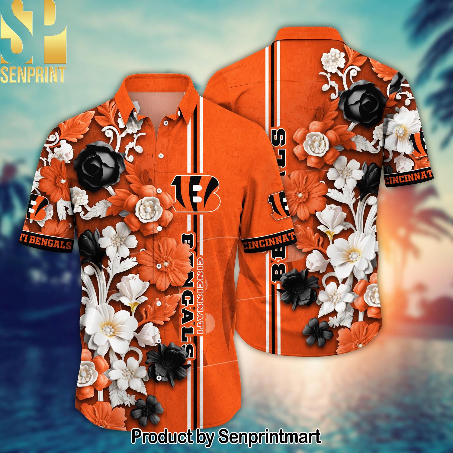 National Football League Cincinnati Bengals For Fan All Over Printed Hawaiian Shirt