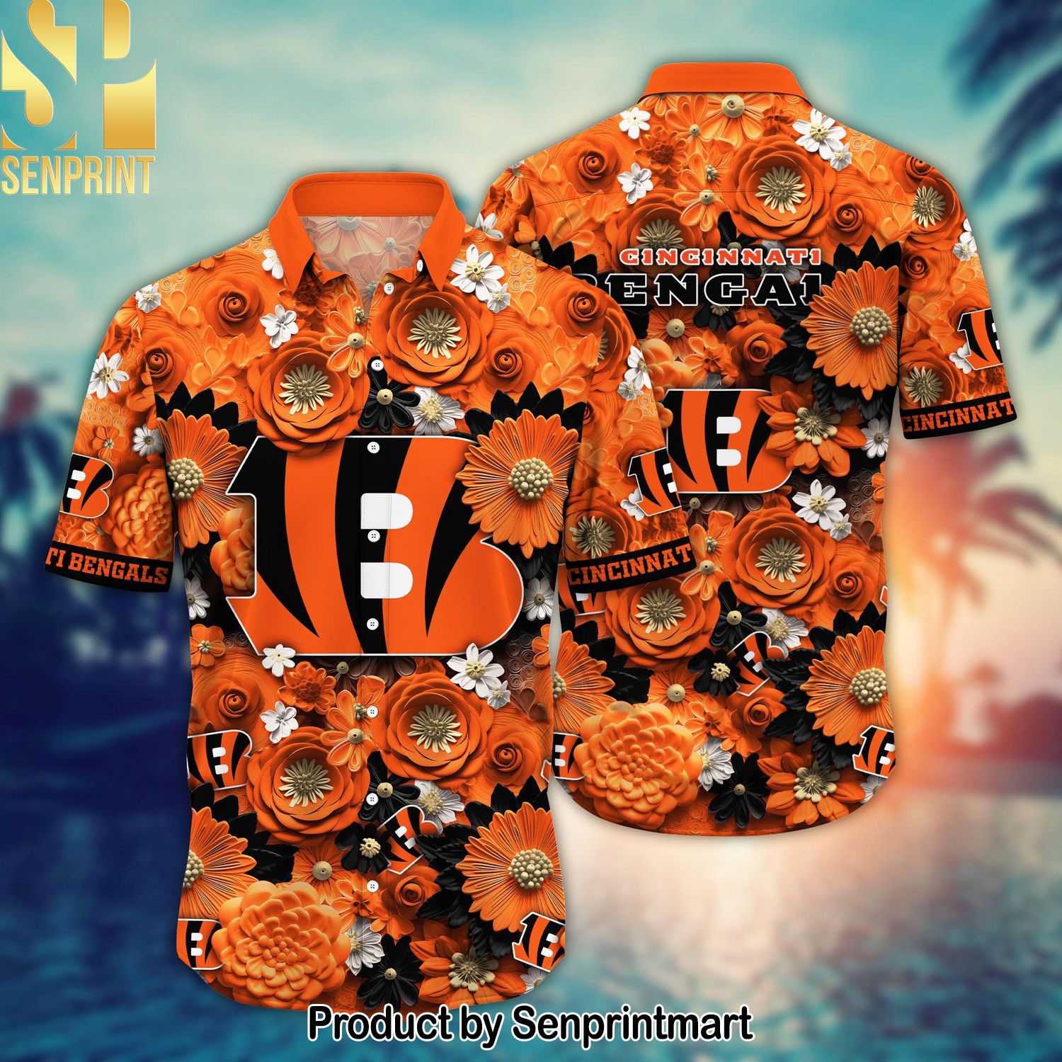 National Football League Cincinnati Bengals For Fan All Over Printed Hawaiian Shirt – ZA01