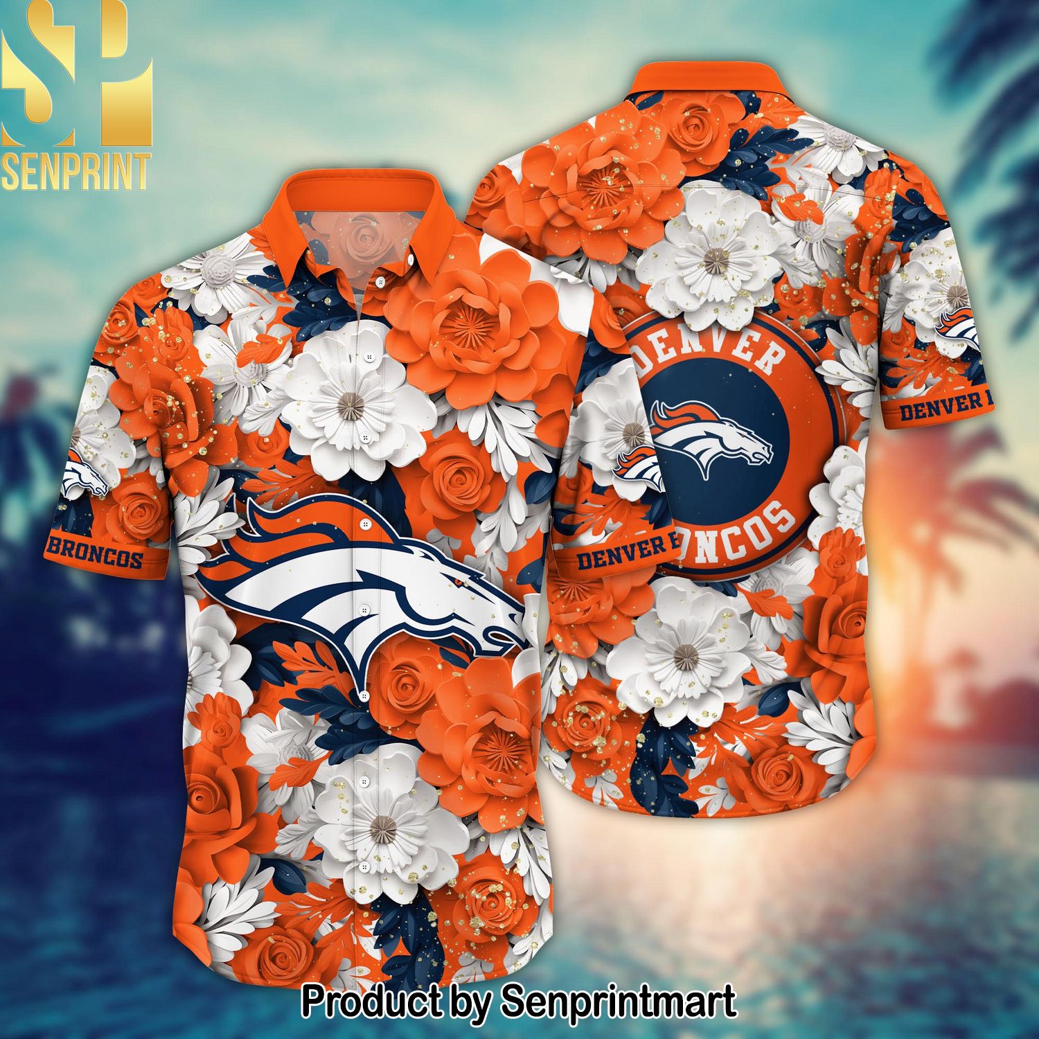 National Football League Denver Broncos Football Team For Fan All Over Print Hawaiian Shirt