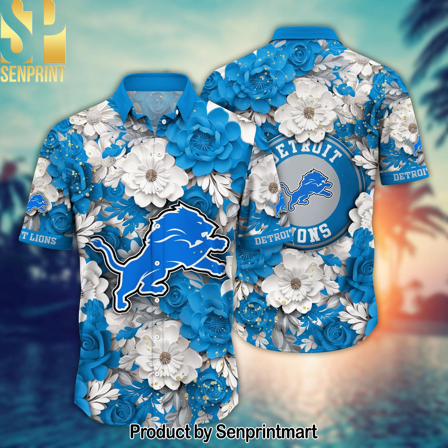 National Football League Detroit Lions For Sport Fans All Over Print Hawaiian Shirt