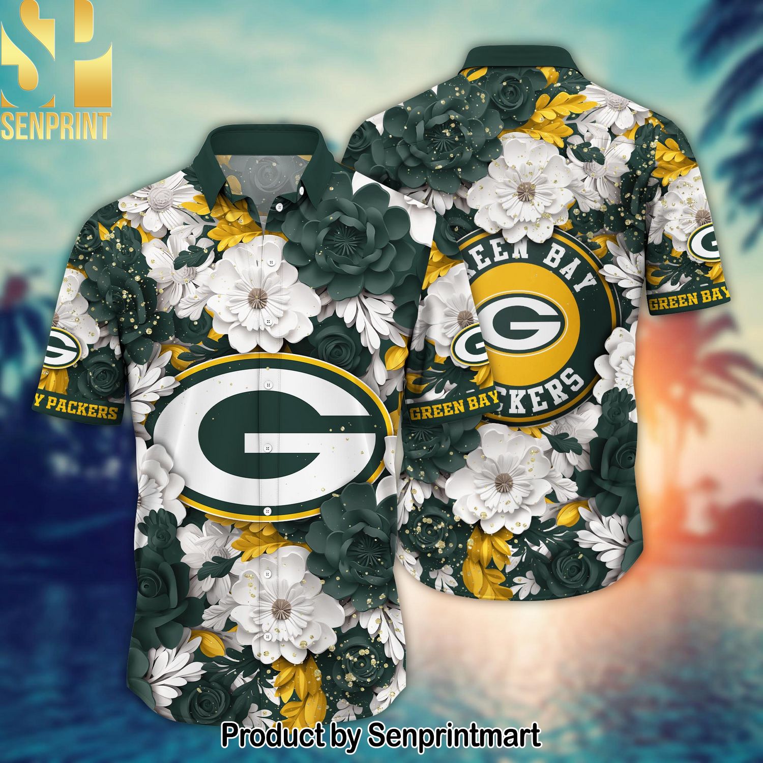 National Football League Green Bay Packers Full Printing Hawaiian Shirt