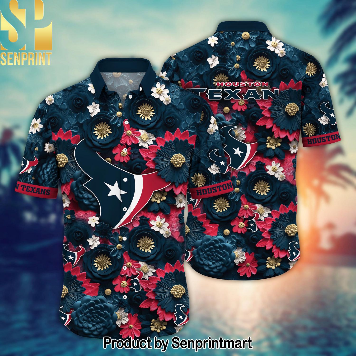 National Football League Houston Texans For Fan 3D Hawaiian Shirt