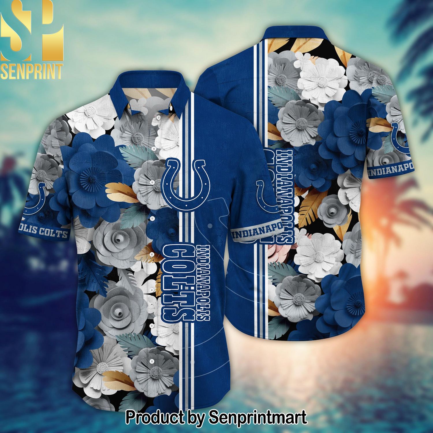 National Football League Indianapolis Colts For Fans Full Printing Hawaiian Shirt