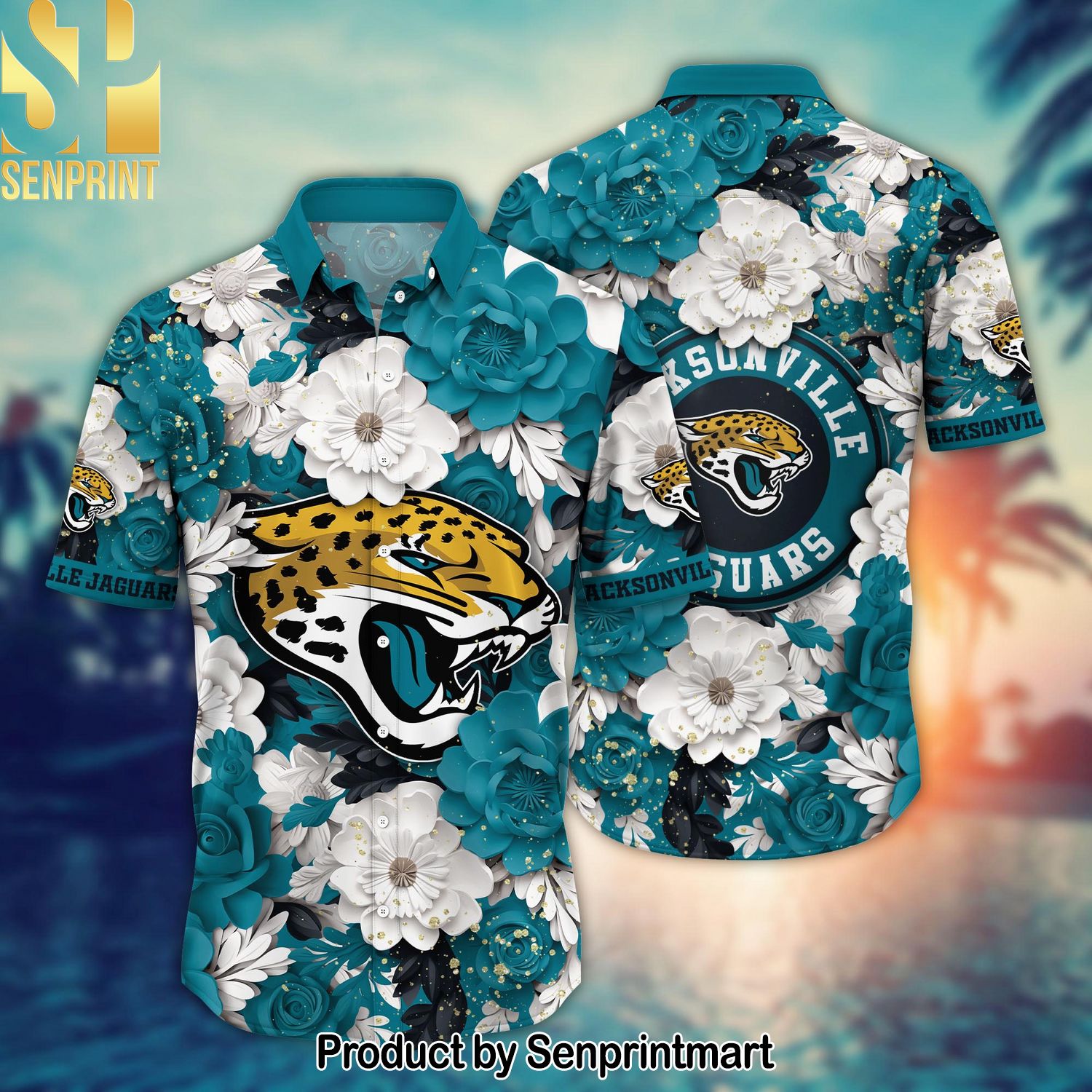 National Football League Jacksonville Jaguars For Sport Fans Full Printing Hawaiian Shirt