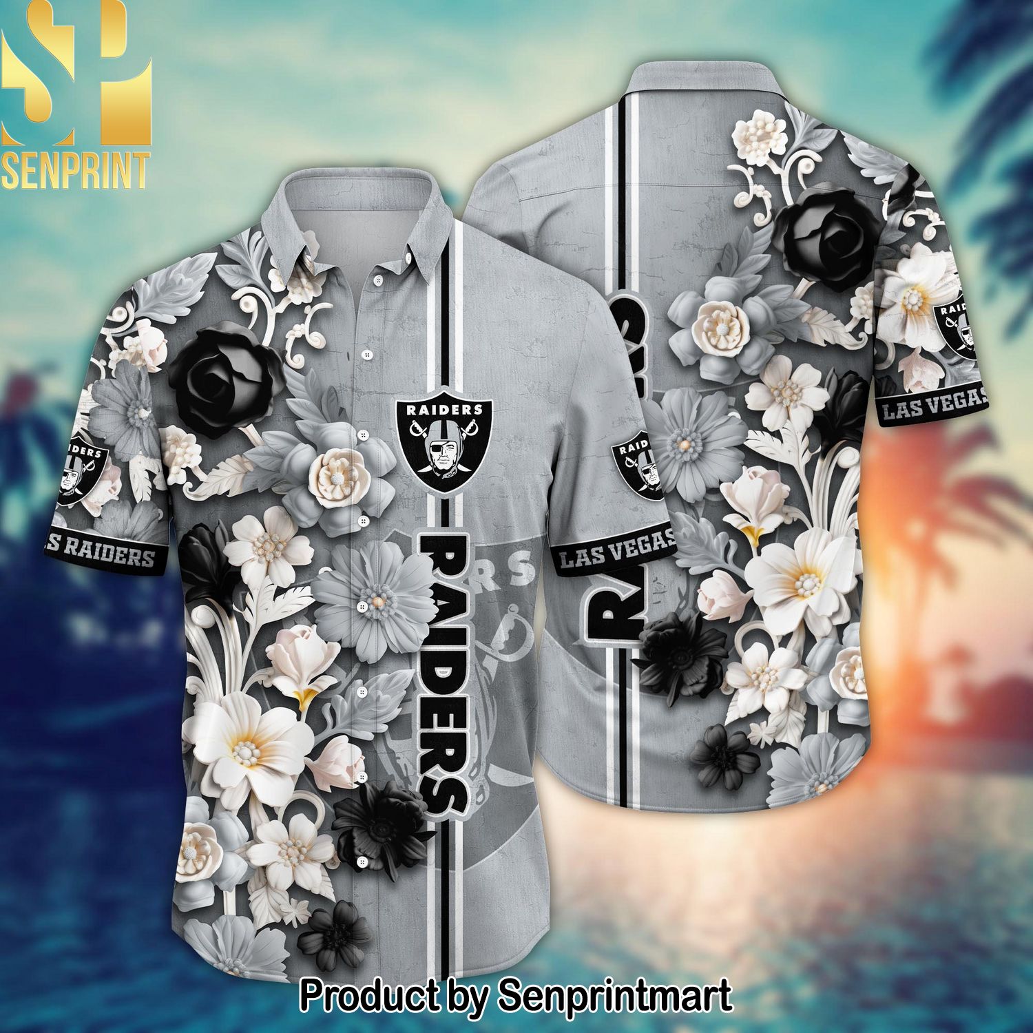 National Football League Las Vegas Raiders For Fan Full Printing Hawaiian Shirt