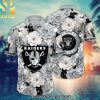 National Football League Las Vegas Raiders Skull Ready To Fight Custom Name For Sport Fans All Over Printed Hawaiian Shirt