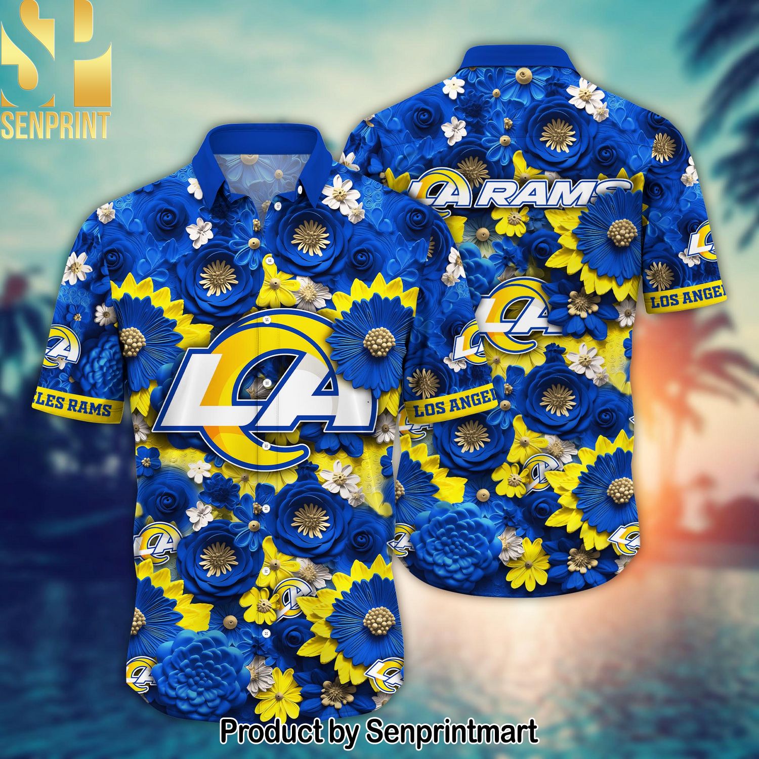 National Football League Los Angeles Rams For Fans 3D Hawaiian Shirt