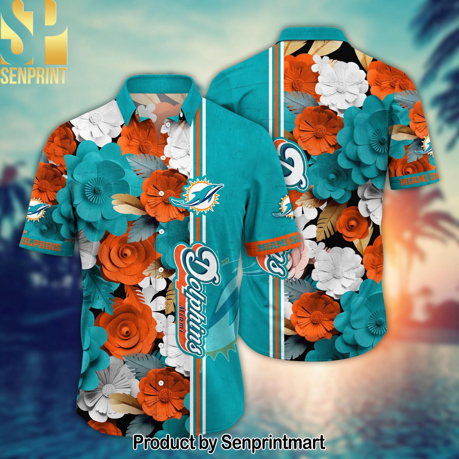 National Football League Miami Dolphins For Sport Fan Full Printed Hawaiian Shirt