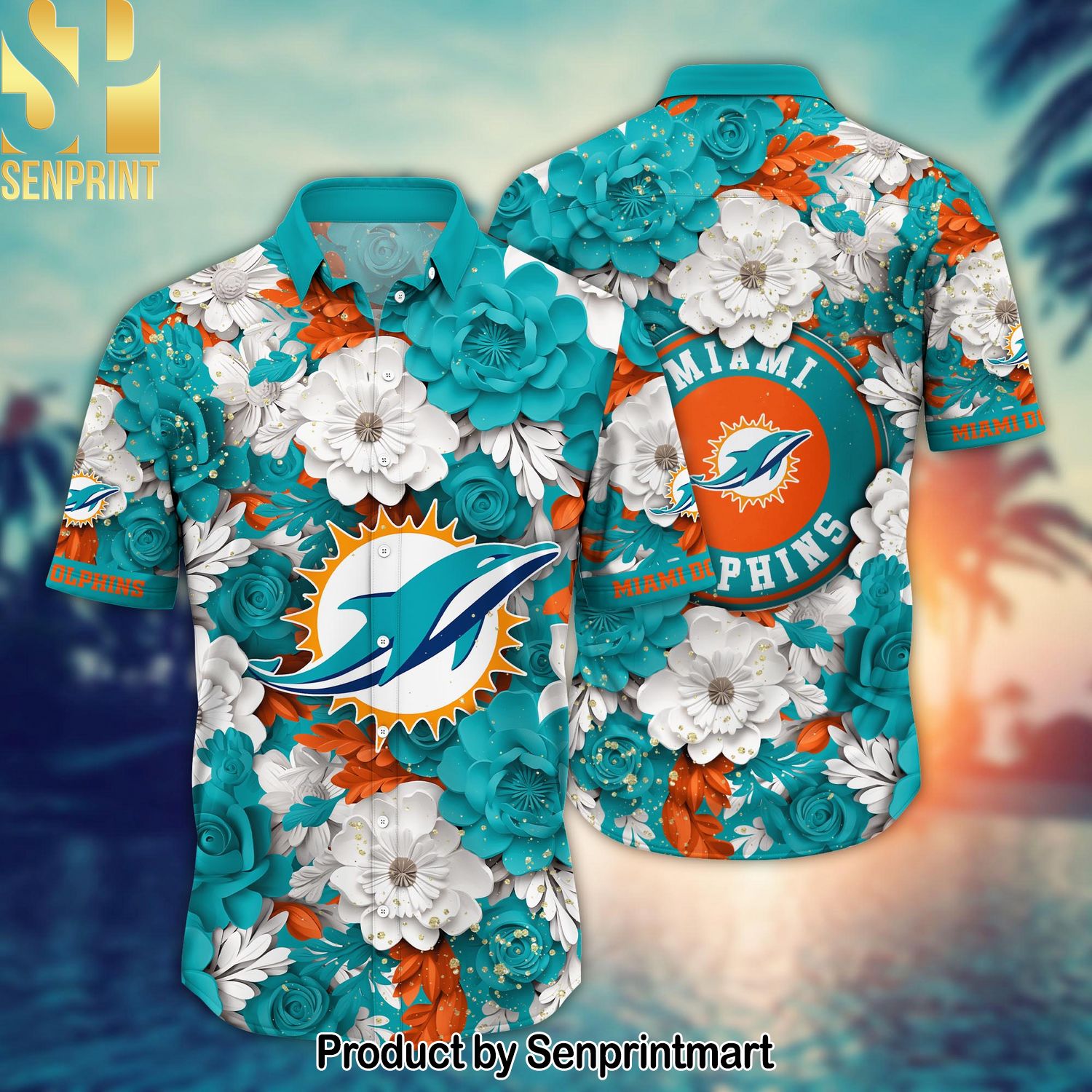 National Football League Miami Dolphins For Sport Fans All Over Print Hawaiian Shirt
