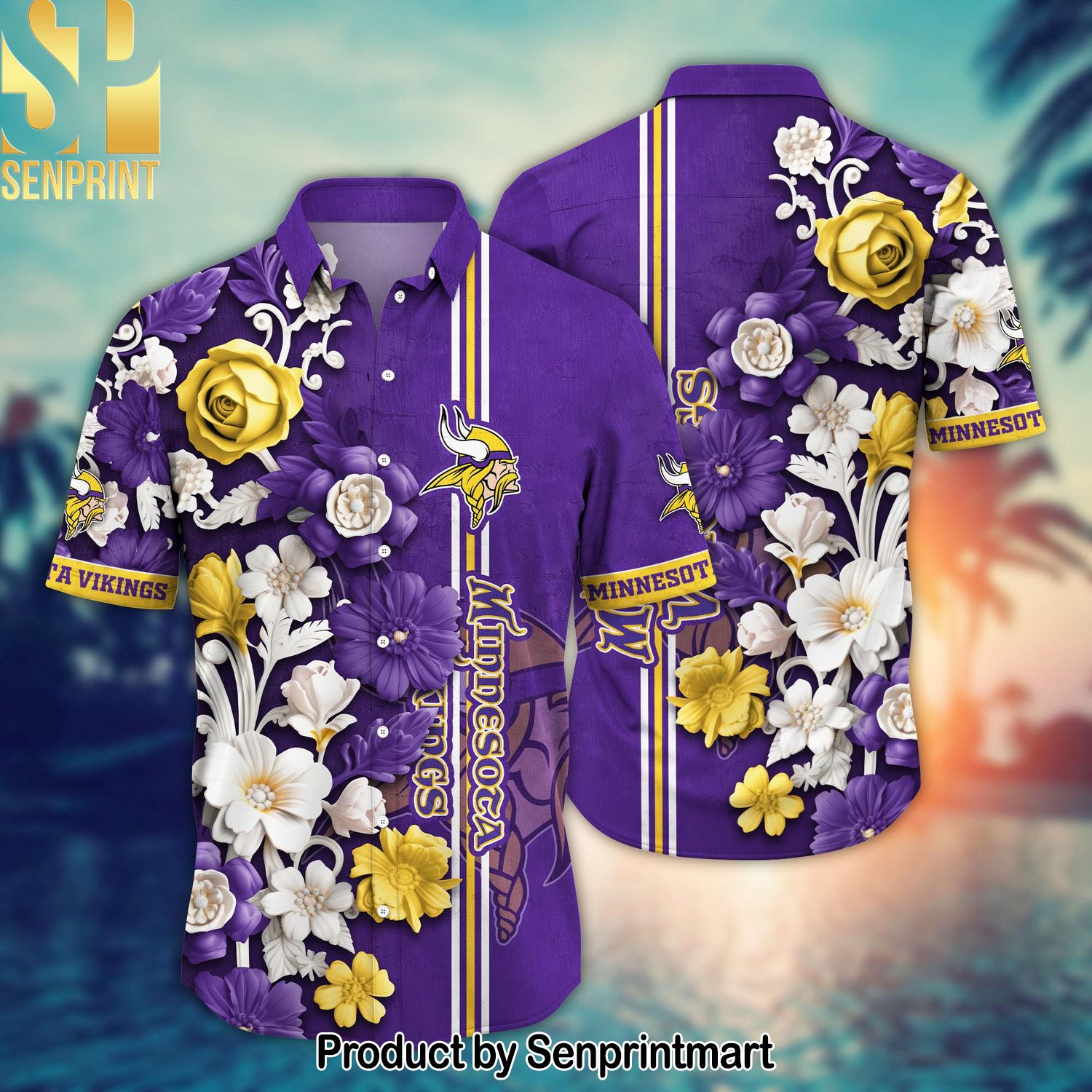 National Football League Minnesota Vikings For Fan All Over Printed Hawaiian Shirt