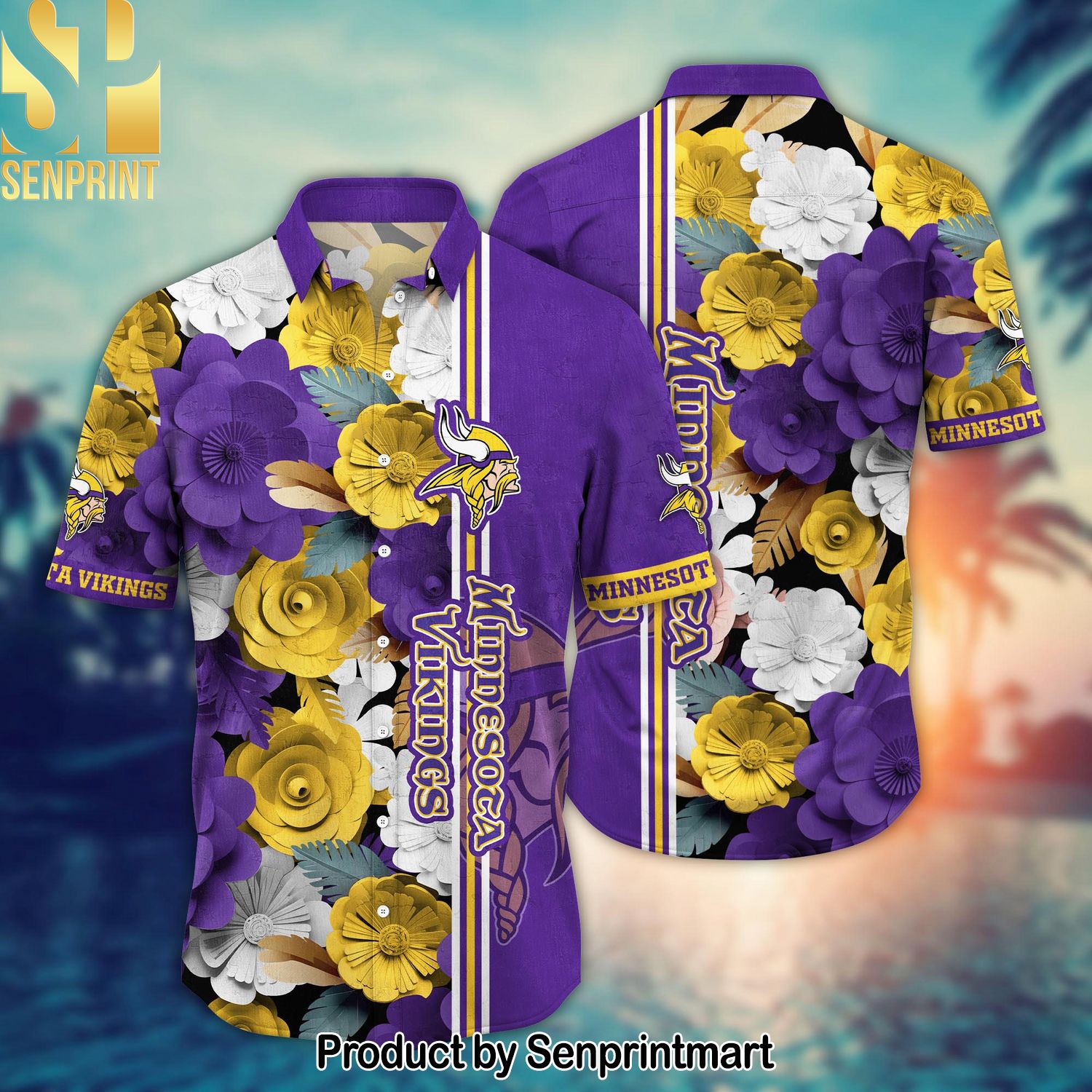 National Football League Minnesota Vikings For Sport Fan Full Printed Hawaiian Shirt