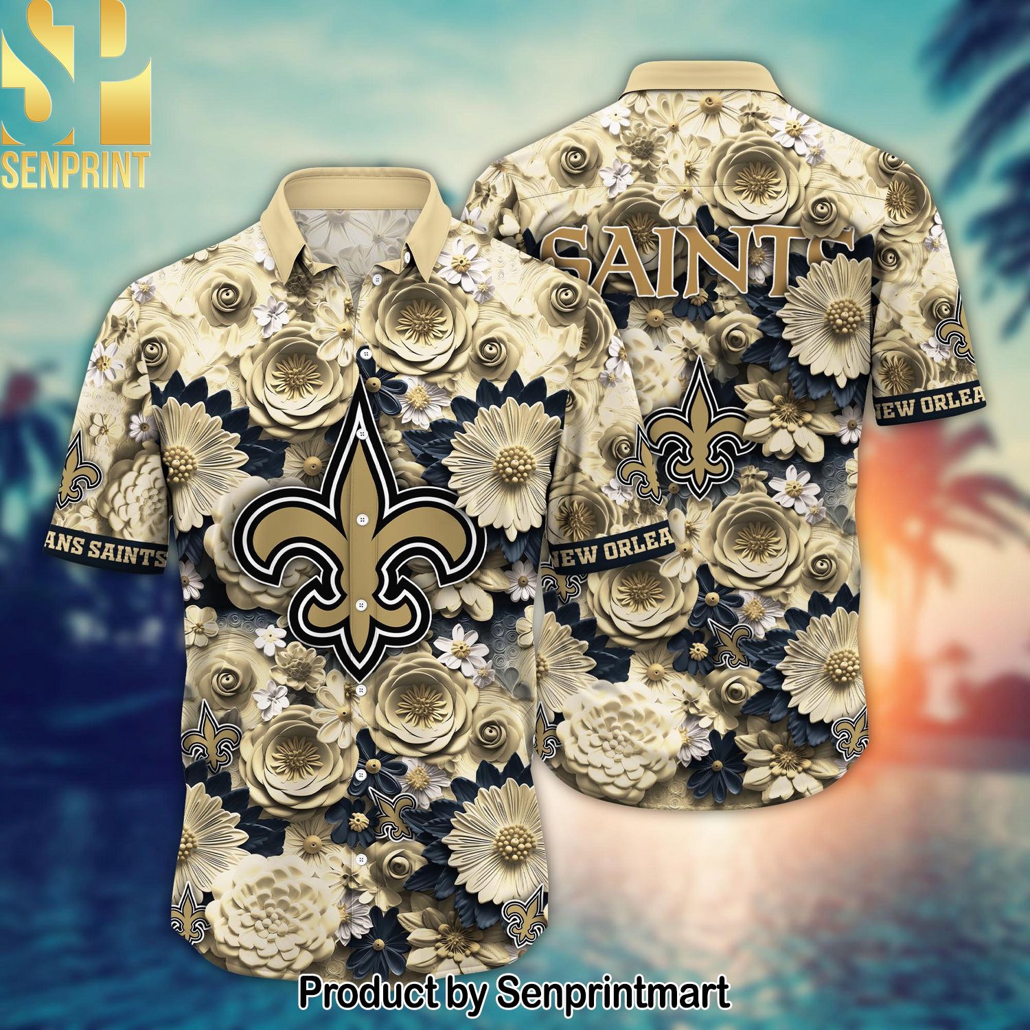 National Football League New Orleans Saints For Fans All Over Print Hawaiian Shirt