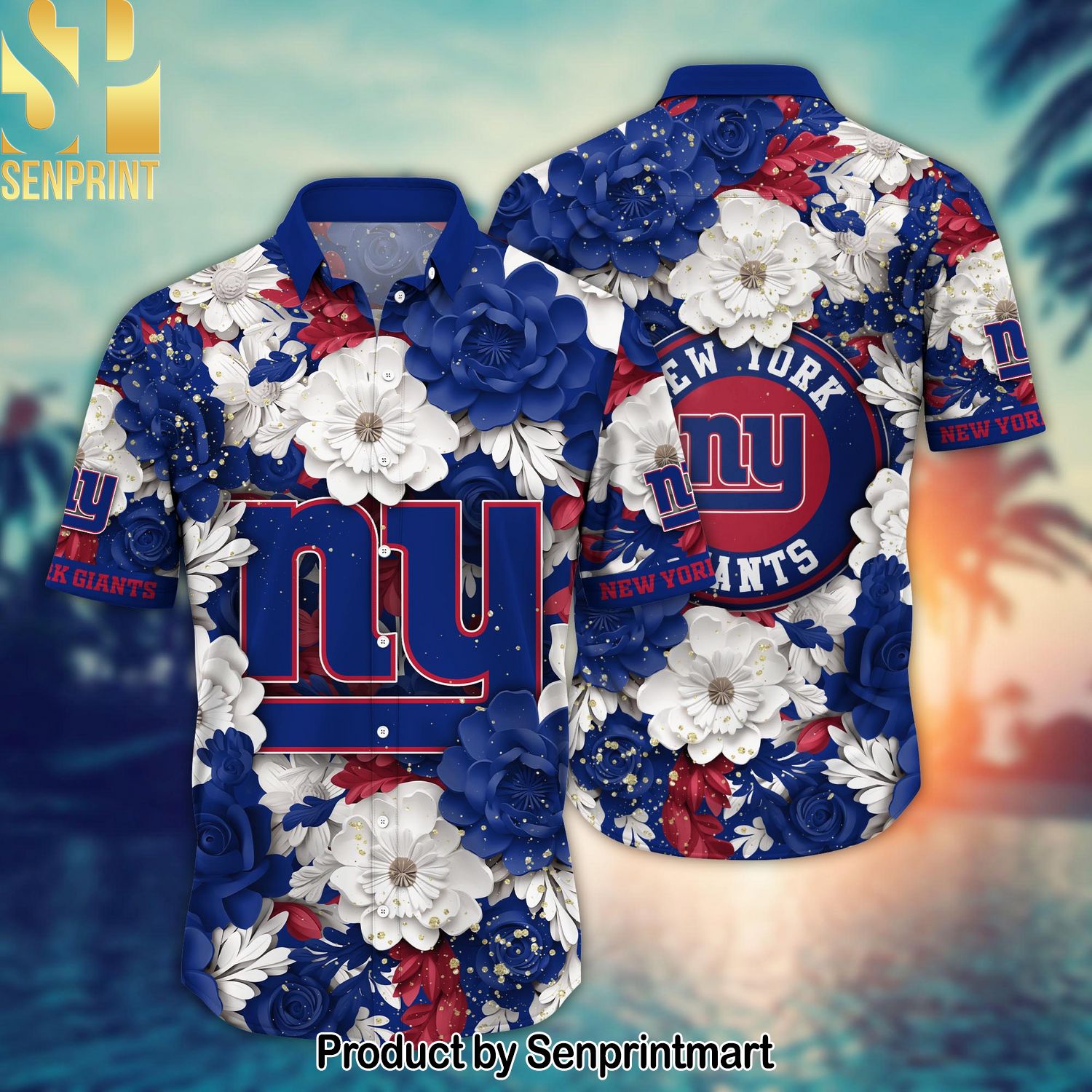 National Football League New York Giants For Fans Full Printing Hawaiian Shirt