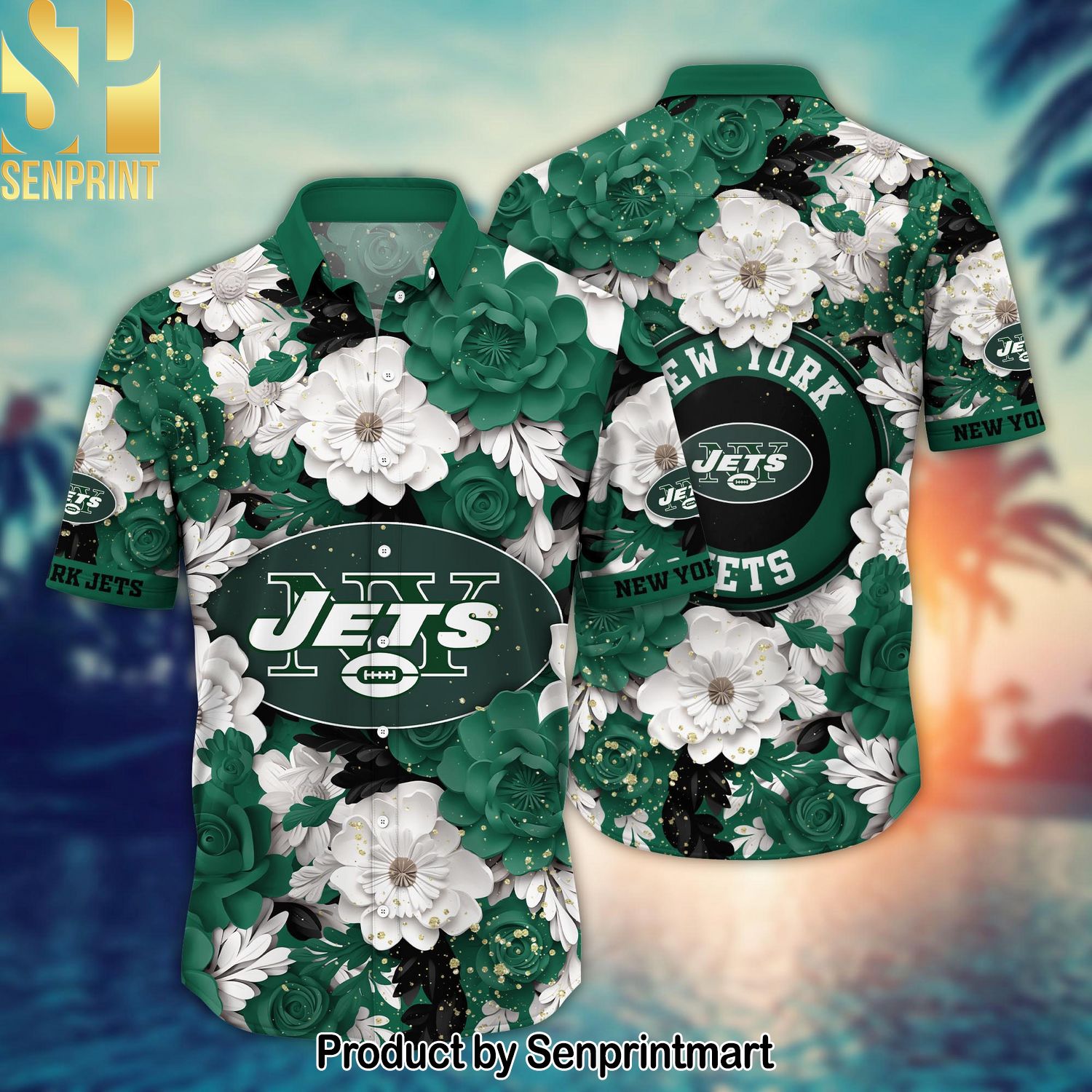 National Football League New York Jets For Fan 3D Hawaiian Shirt