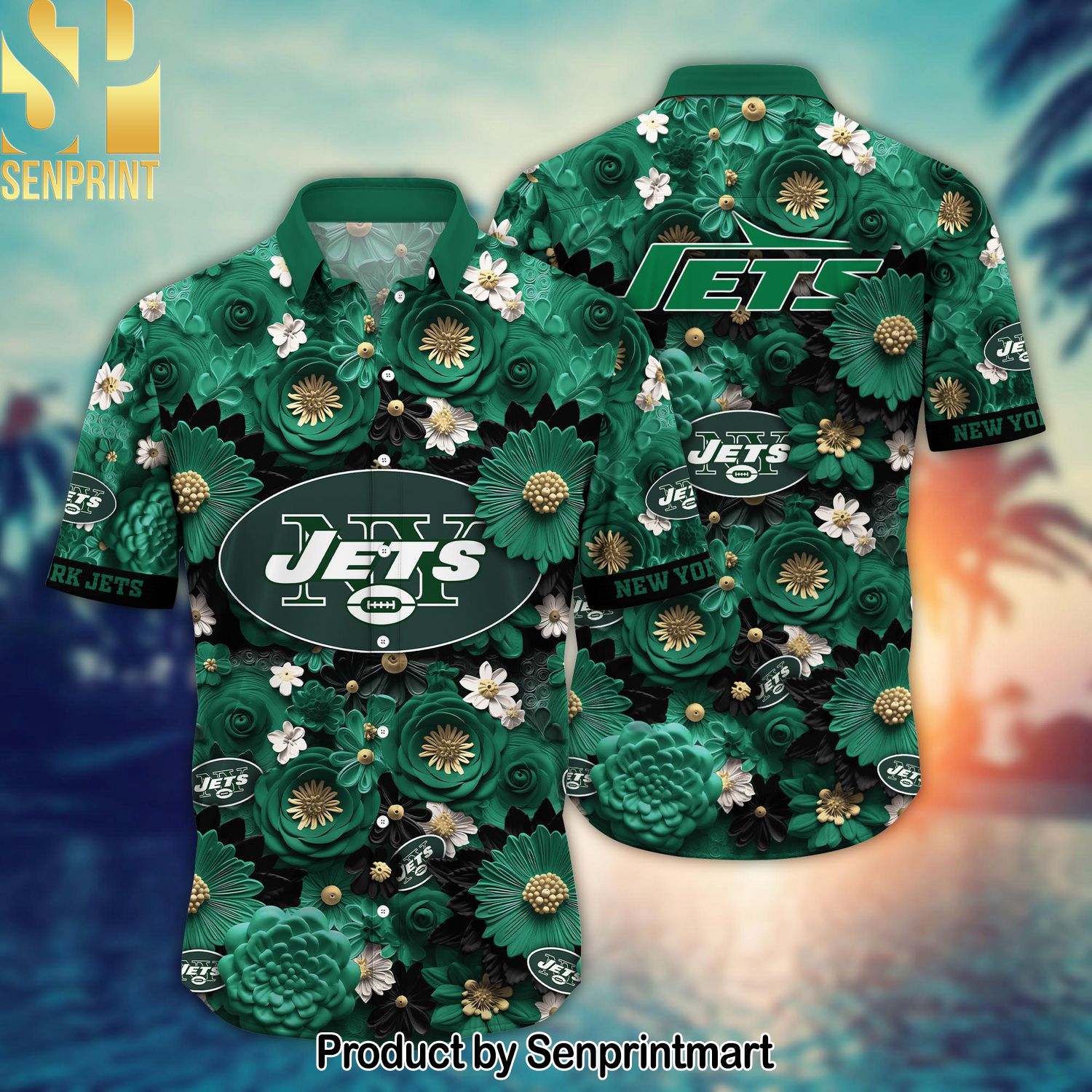 National Football League New York Jets For Fans All Over Printed Hawaiian Shirt