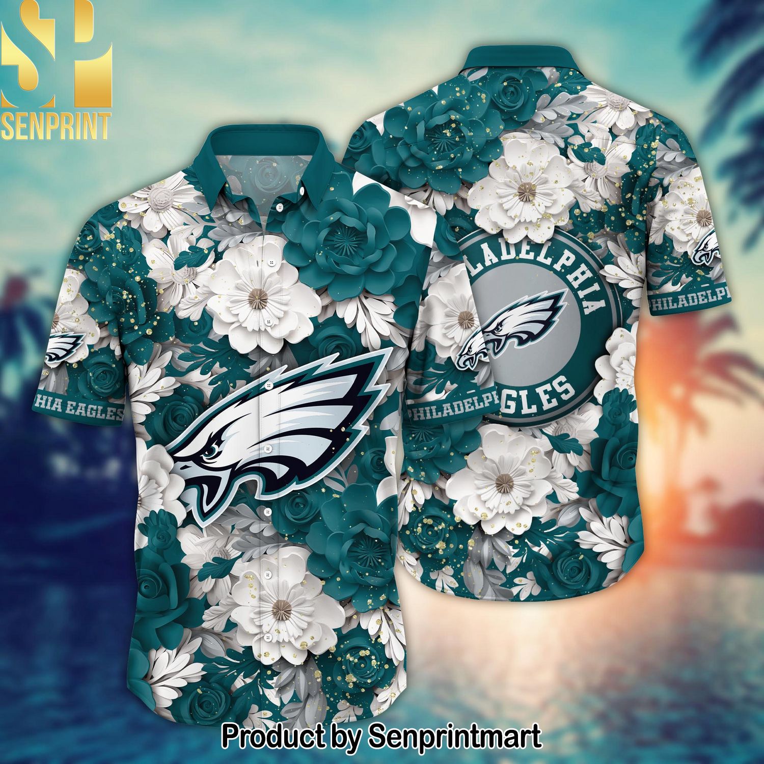 National Football League Philadelphia Eagles All Over Print Hawaiian Shirt