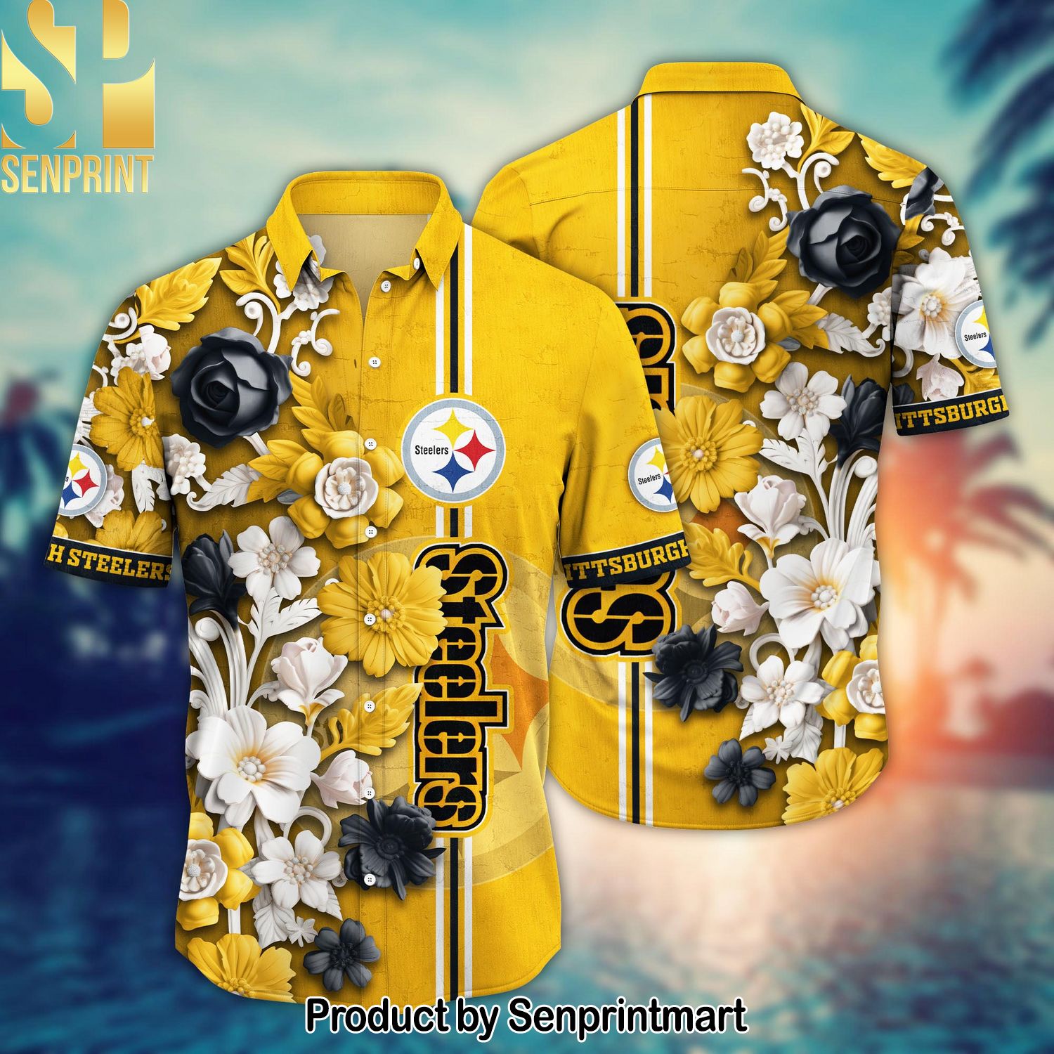 National Football League Pittsburgh Steelers For Fan Full Printed Hawaiian Shirt