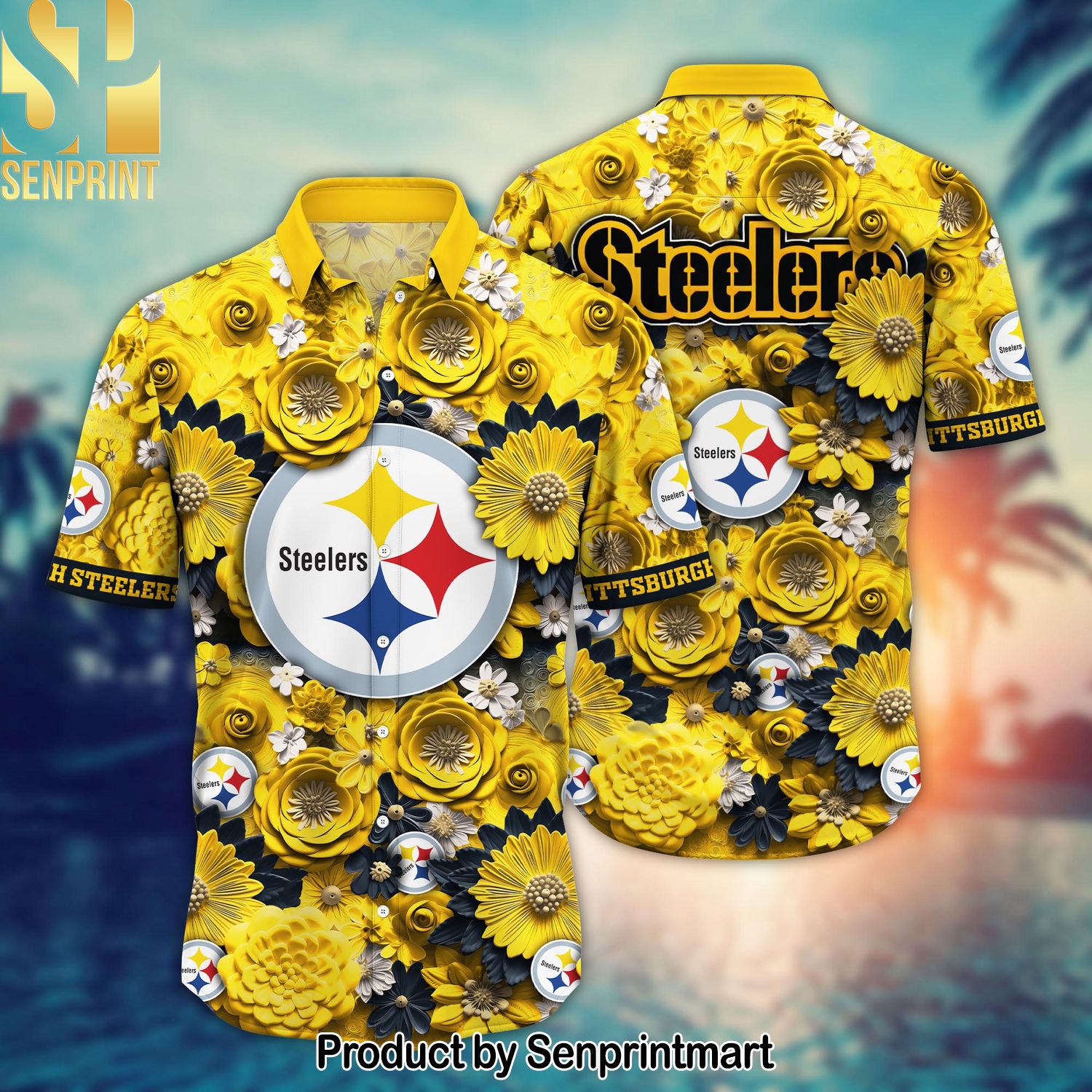 National Football League Pittsburgh Steelers For Sport Fan Full Printed Hawaiian Shirt