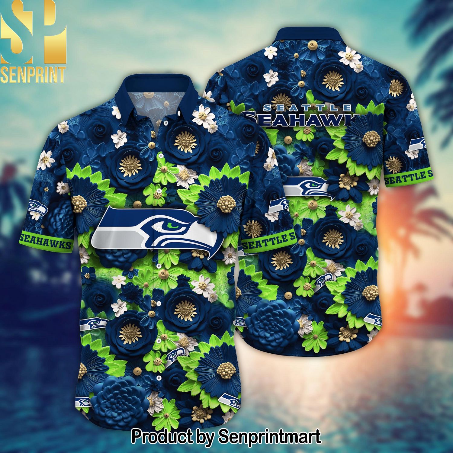 National Football League Seattle Seahawks For Fan All Over Printed Hawaiian Shirt