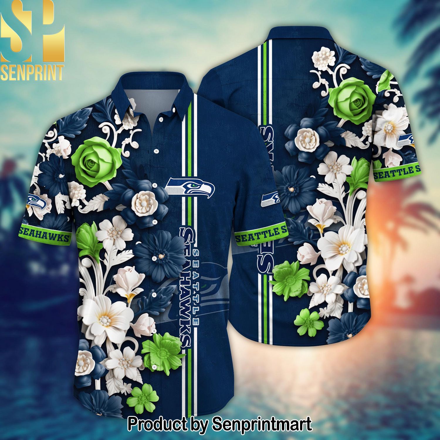 National Football League Seattle Seahawks For Fans Full Printed Hawaiian Shirt