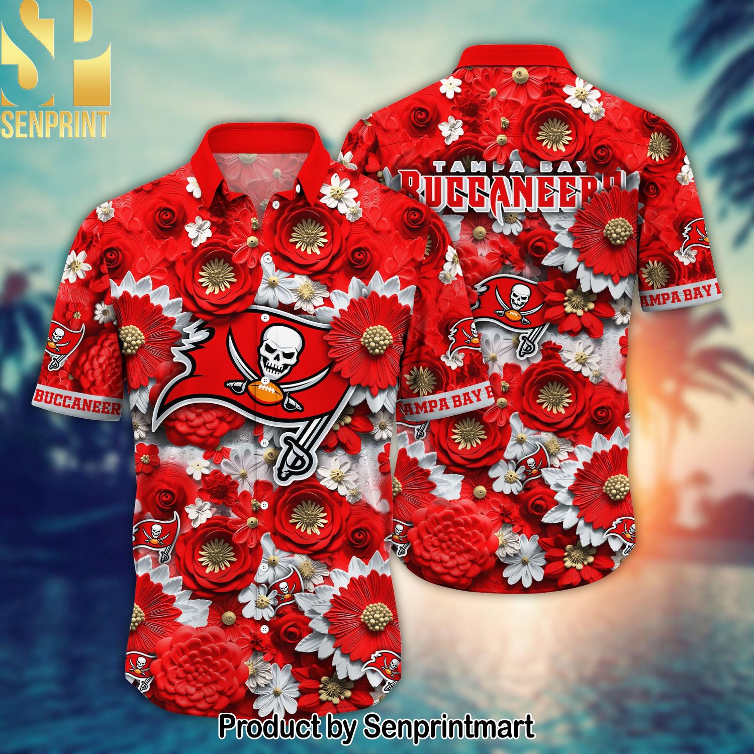 National Football League Tampa Bay Buccaneers For Sport Fan Full Printing Hawaiian Shirt