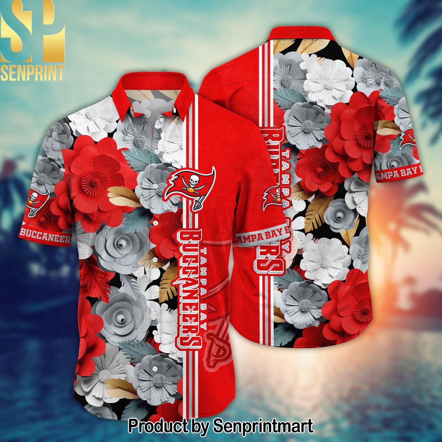 National Football League Tampa Bay Buccaneers For Sport Fans Full Printed Hawaiian Shirt