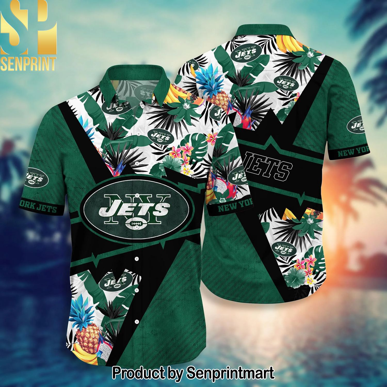 New York Jets National Football League For Sport Fans Full Printed Hawaiian Shirt